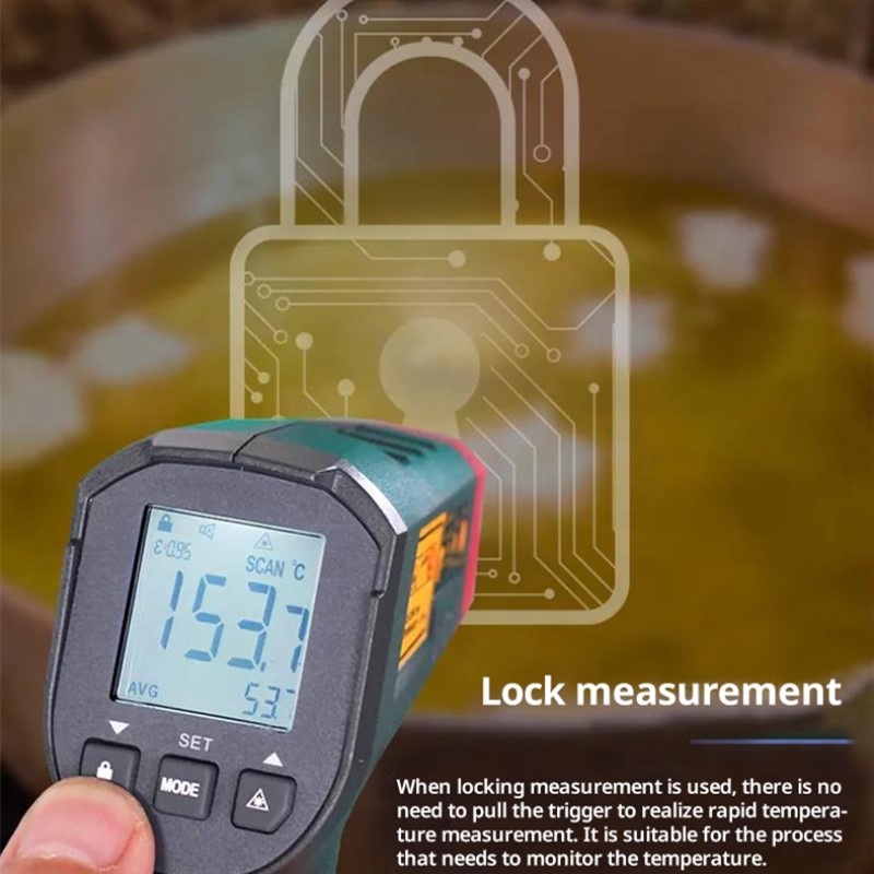 Industrial Laser Temperature Gun - UNI-T UT306S UT306C Digital Thermometer Laser