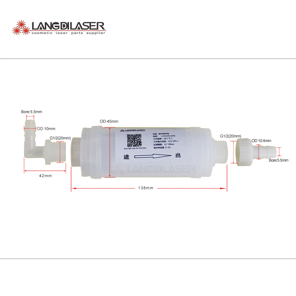 Industrial Laser Machine Hair Removal - Diode Laser Water Filter System For