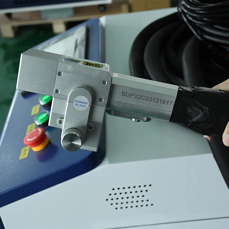 Industrial Laser Rust Removal Machine - SUP22C Handheld Laser Cleaning Head New
