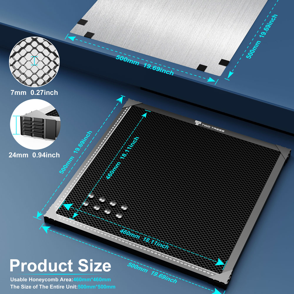 TWOTREES CNC Laser Honeycomb W - Industrial Laser Table review and price