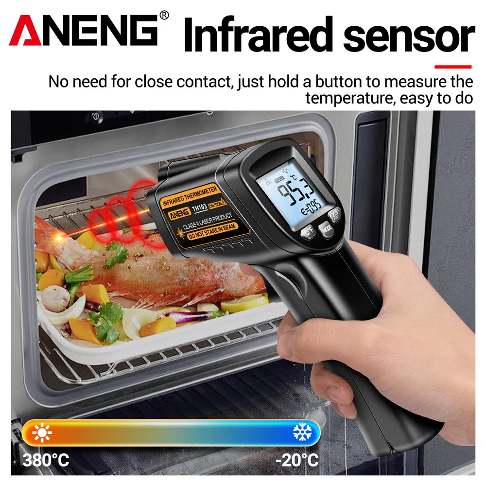 Infrared Laser Temperature Gun - Industrial Laser Temperature Gun review and price