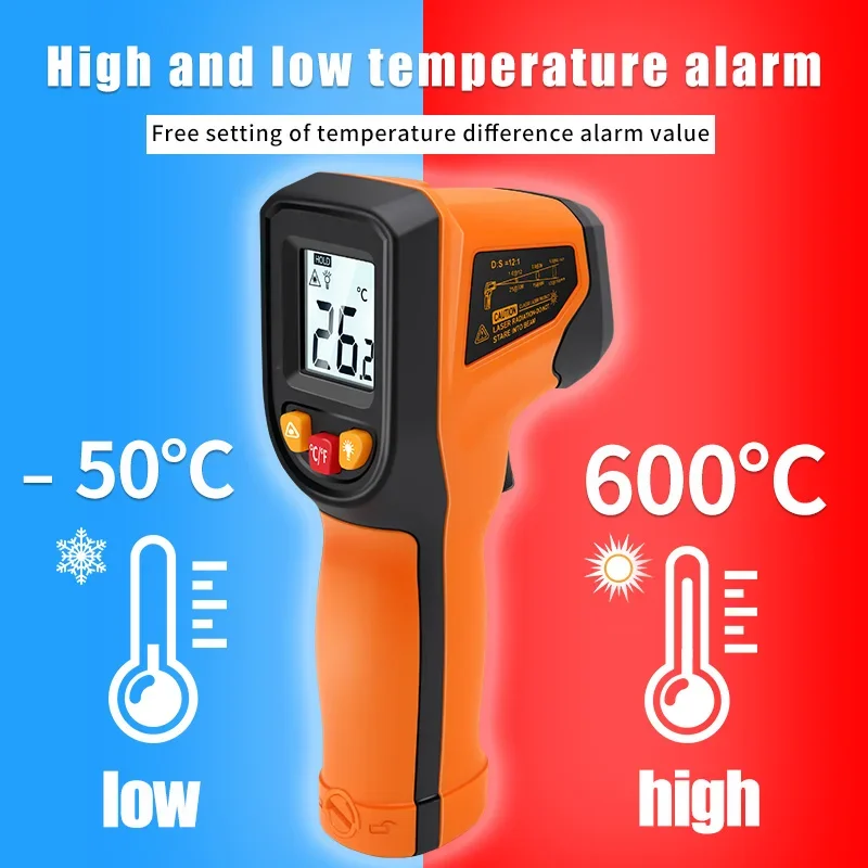 T400 T600 Digital Infrared The - Industrial Laser Temperature Gun review and price