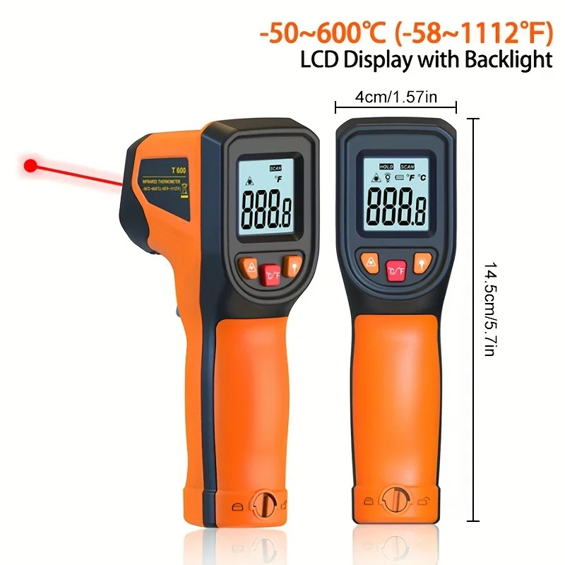 -50~600°C Digital Infrared The - Industrial Laser Temperature Sensor review and price