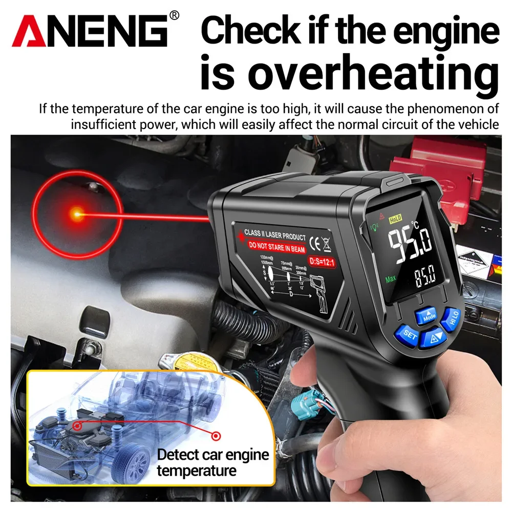 ANENG TH06 Infrared Laser Ther - Industrial Laser Temperature Gun review and price