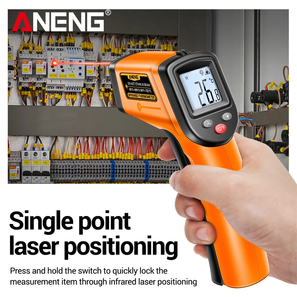 ANENG TH201 Infrared Thermomet - Industrial Laser Temperature Gun review and price