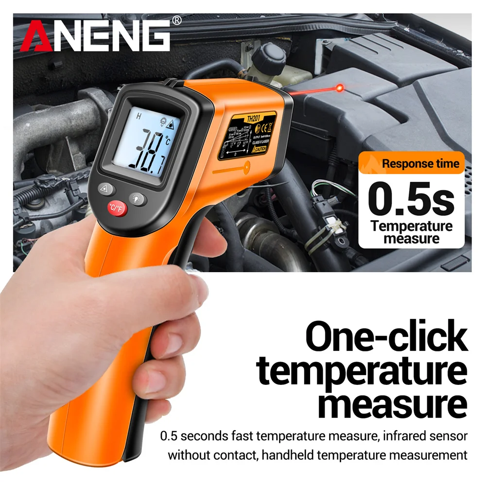ANENG TH201 Infrared Thermomet - Industrial Laser Temperature Gun review and price
