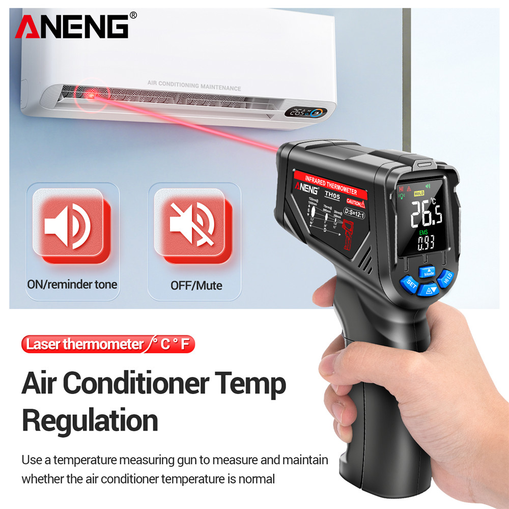ANENG TH05 Infrared Thermomete - Industrial Laser Temperature Gun review and price