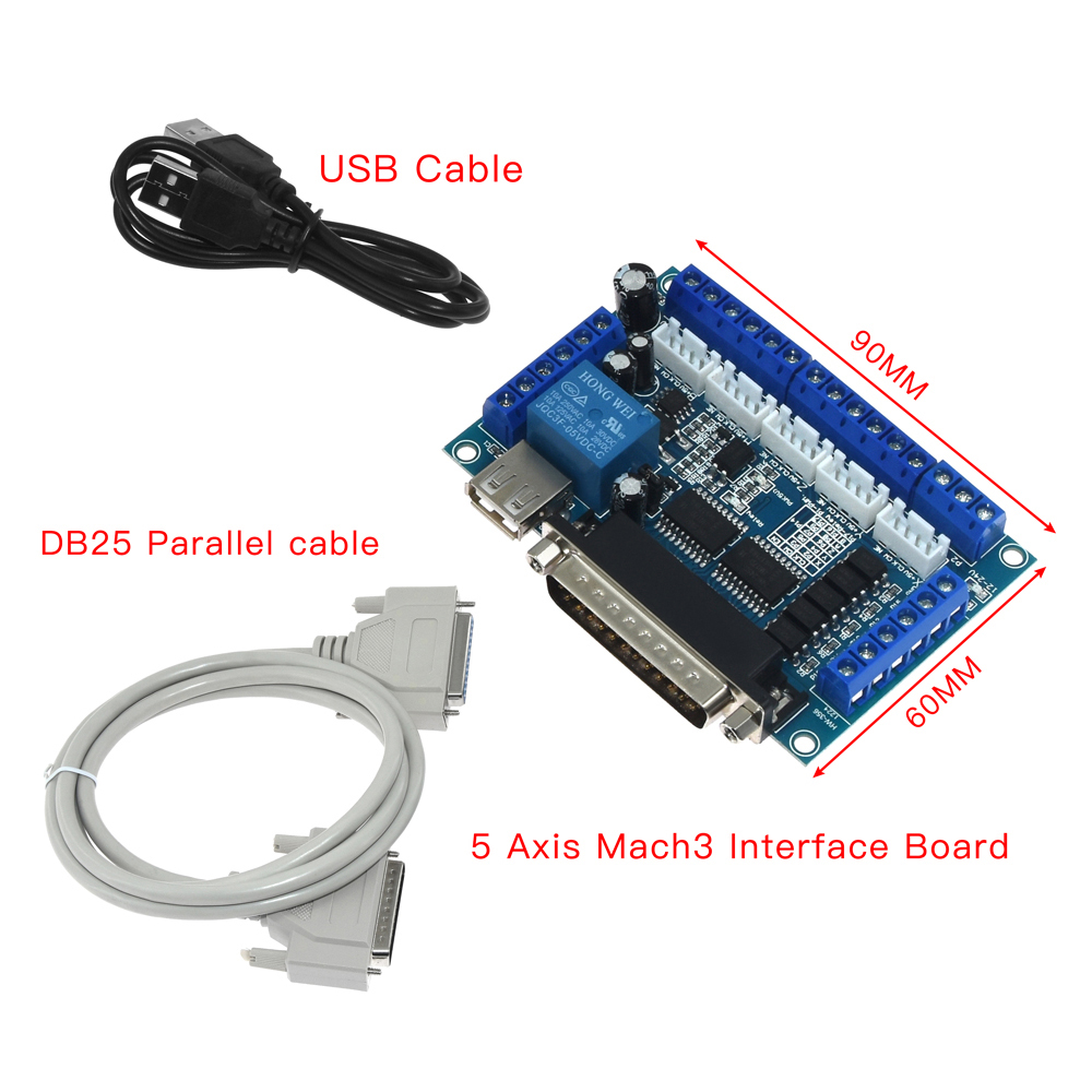 5 Axis CNC MACH3 Breakout Boar - Breakout Board Mach3 review and price
