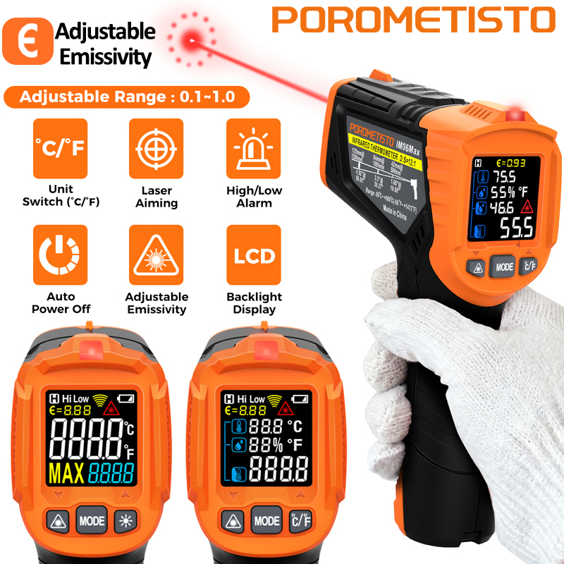 -50~380C Infrared Thermometer  - Industrial Laser Temperature Sensor review and price