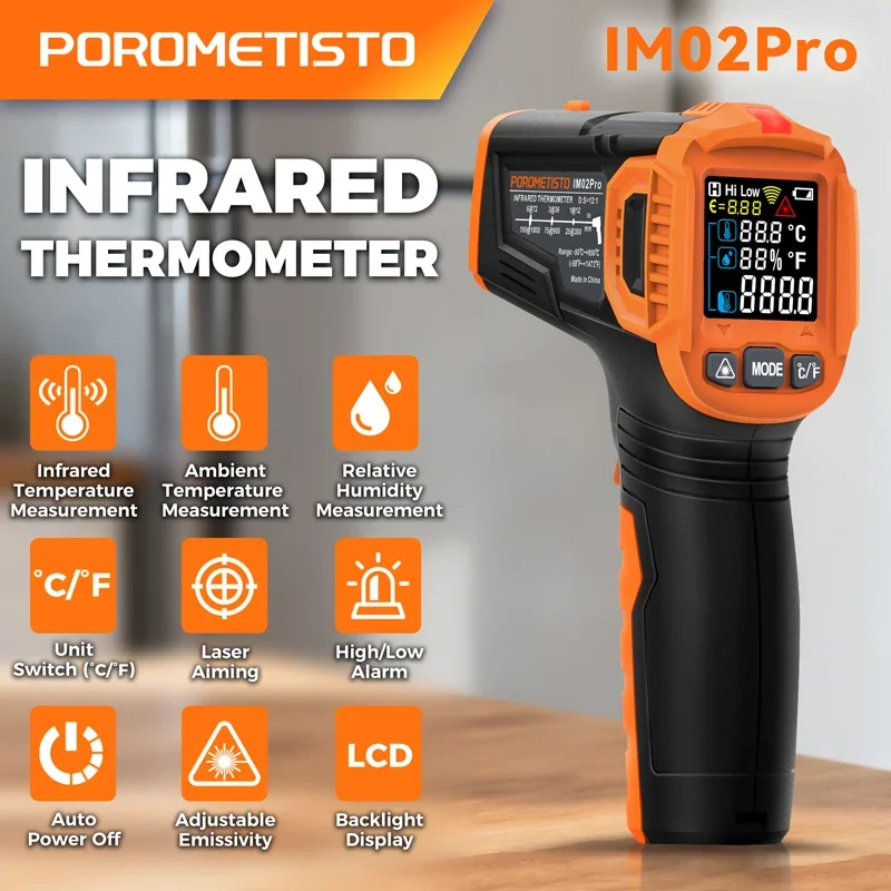 -50~380C Infrared Thermometer  - Industrial Laser Temperature Sensor review and price