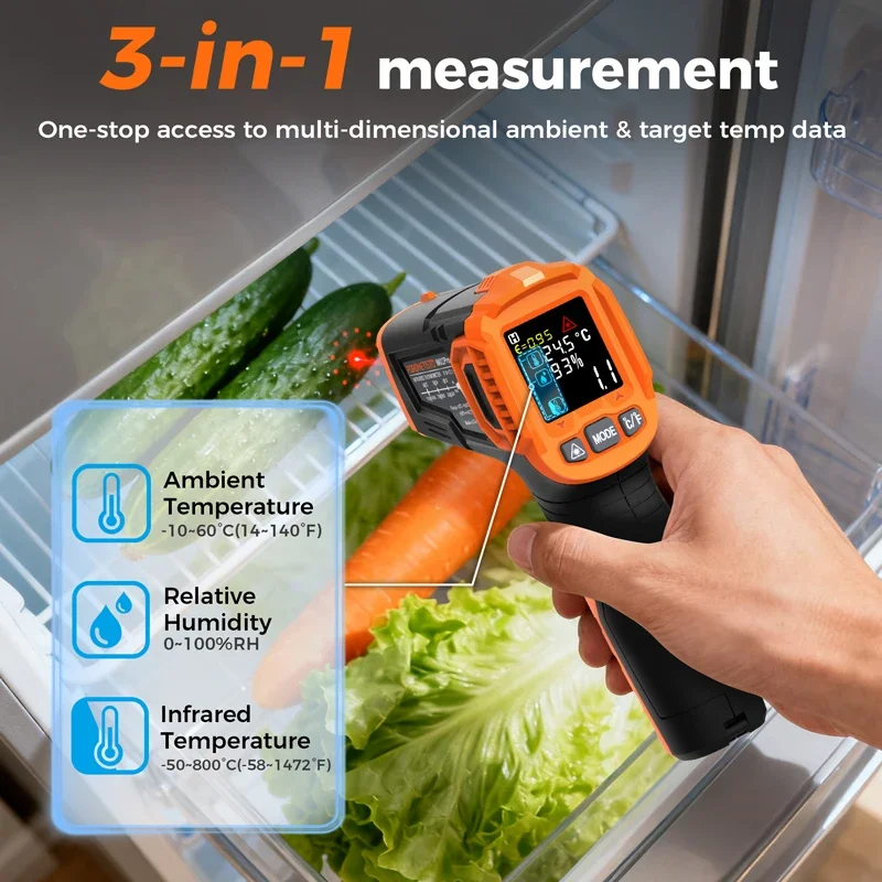 -50~380C Infrared Thermometer  - Industrial Laser Temperature Sensor review and price